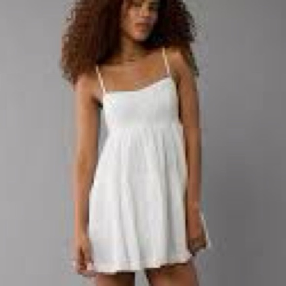 American Eagle Spaghetti Strap Mini Dress - Casual Summer Style